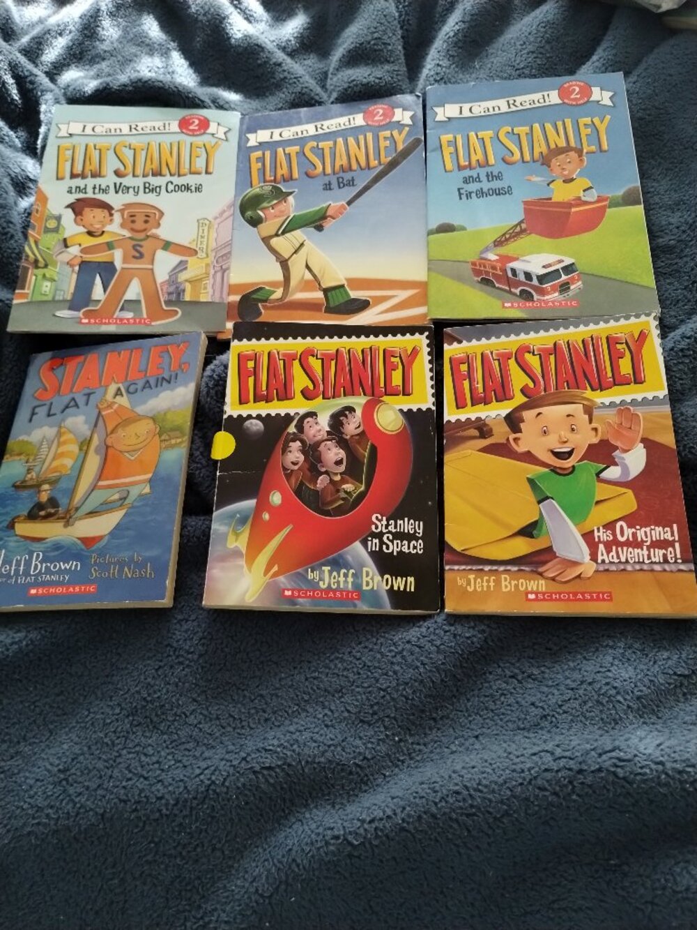 Flat Stanley chapter books/ picture books,lot of 6